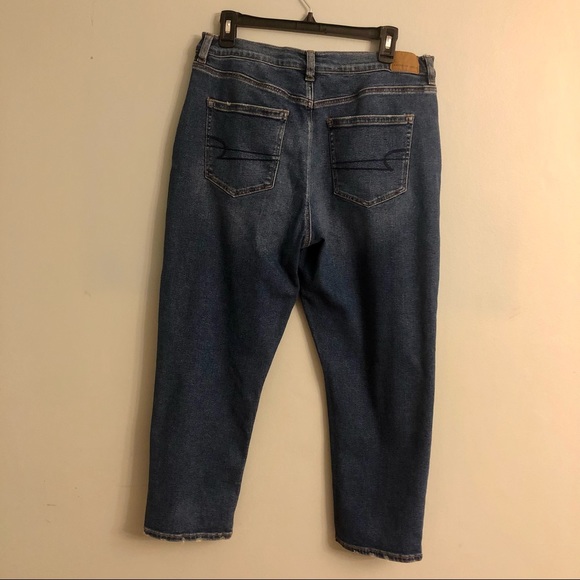 American Eagle AEO Mom Jean 14S Short Button Fly - Picture 2 of 8